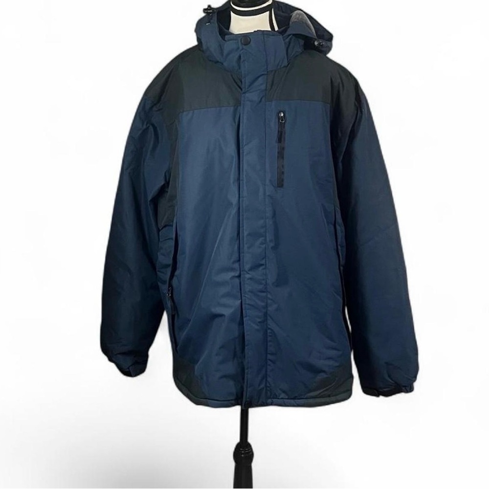 Outdoorsports Jacket Sz 2XL Blue Jacket Waterproof Breathable Fabric Very Warm